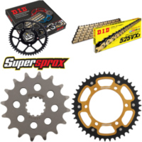 Kettensatz Stealth gold für: SUZUKI GSX-R 600 11-15 16-43-114 DID525VX3(G&B) Niet