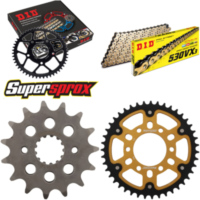 Chain Kit Stealth gold for: SUZUKI GSX-R 750 90-91 15-43-108 DID530VX3(G&B) endless