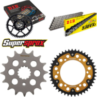 Kettensatz Stealth gold für: SUZUKI GSX-R 750 96-97 16-43-108 DID530VX3 Niet