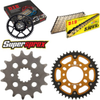 Kettensatz Stealth gold für: SUZUKI GSX-R 1100 >530< 93-94 15-42-114 DID530VX3(G&B) Endlos
