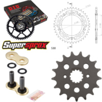 Chain Kit Stealth gold for: SUZUKI SV1000 S 03-07 17-40-108 DID530ZVM-X(G&G) rivet
