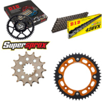 Chain Kit Stealth orange for: KTM SX85 17``/14`` 03-17 14-46-120 DID428VX rivet
