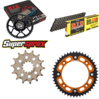 Chain Kit Stealth orange for: HUSQVARNA TC85 14/17 Zoll 14-46-124 DID428D Clip