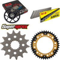 Chain Kit Stealth gold for: KTM EXC200 Enduro 00-11 14-42-118 DID520VX3 rivet