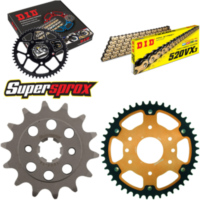 Chain Kit Stealth orange for: KTM 125 Duke 6-Loch 11-1 14-45-112 DID520VX3(G&B) endless