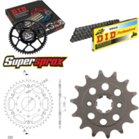 Chain Kit Stealth orange for: KTM 200 Duke 15- 14-42-118 DID520 Clip