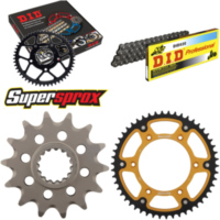 Kettensatz Stealth gold für: KTM EGS360 96-97/EXC360 96-9 14-50-118 DID520 Clip