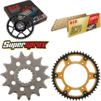 Chain Kit Stealth gold for: KTM EGS360 96-97/EXC360 96-9 14-50-118 DID520ERT2(G&G) Clip