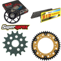 Chain Kit Stealth gold for: KTM EGS400 LC4 93-98/EGS400 15-45-118 DID520 Clip