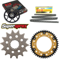 Chain Kit Stealth gold for: KTM SXC400 Tiainen Replica 9 14-45-118 DID520NZ Clip