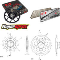Chain Kit Stealth black for: MV Agusta Brutale 750 /S 14-41-108 DID525ZVM-X(S&S) rivet