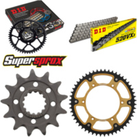 Chain Kit Stealth gold for: Gas Gas EC125 97-99 13-52-118 DID520VX3 rivet