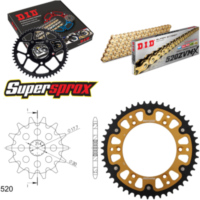 Chain Kit Stealth gold for: Gas Gas EC125 00-02/MC125 03 13-48-114 DID520ZVM-X(G&G) rivet
