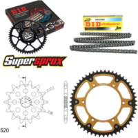 Chain Kit Stealth gold for: Gas Gas EC125 03-12 13-51-114 DID520NZ Clip