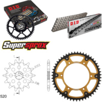 Chain Kit Stealth gold for: Gas Gas EC125 03-12 13-51-114 DID520ZVM-X rivet