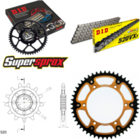Kettensatz Stealth gold für: Gas Gas EC250 96-96 13-49-116 DID520VX3 Niet