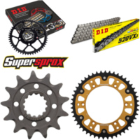 Kettensatz Stealth gold für: Gas Gas SM450 FSR 07-13 13-48-116 DID520VX3 Niet