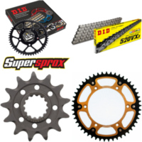 Chain Kit Stealth gold for: Gas Gas EC250 18- 13-49-114 DID520VX3 endless