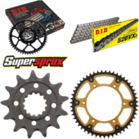 Chain Kit Stealth gold for: Gas Gas EC200 99-02/MC250 00 13-51-116 DID520VX3 endless