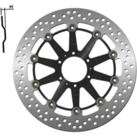 Brake disk NG 1446G 296 mm, floated (FLD)