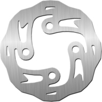 Brake disk NG 0715X 185 mm, fixed (FXD) Wavy