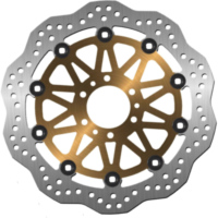 Brake disk NG 0752X 296 mm, floated (FLD) Wavy