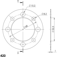 Edge-Disc Supersprox 420/30Z gold ACD80130GLD