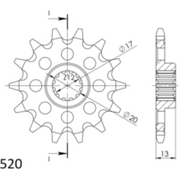 Front Sprocket Supersprox 520/13t