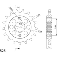 Silent Front Sprocket Supersprox 525/17t