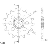 Front Sprocket Supersprox 520/16t 22902-16