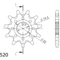 Ritzel Supersprox 520/11Z 22310-11