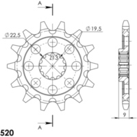 Front Sprocket Supersprox 520/14t 22204-14