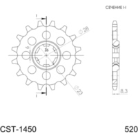 Ritzel Supersprox 520/14Z 22500-14