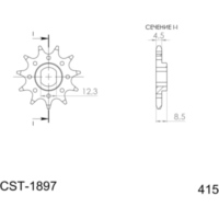 Ritzel Supersprox 415/11Z 94122-11