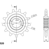 Ritzel Supersprox 520/11Z 97200-11