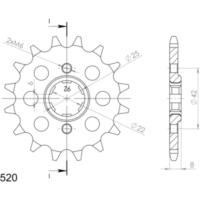 Ritzel Supersprox 520/13Z 20281-13