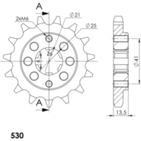 Ritzel Supersprox 530/15Z 20403-15