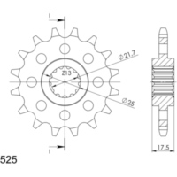 Ritzel Supersprox 525/14Z