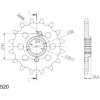 Ritzel Supersprox 520/14Z 20509-14