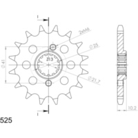 Ritzel Supersprox 525/15Z 90310-15