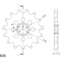 Front Sprocket Supersprox 630/14t