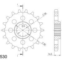 Front Sprocket Supersprox 530/18t 20801-18