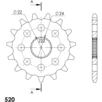 Ritzel Supersprox 520/15Z 61201-15