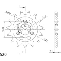 Ritzel Supersprox 520/15Z 22503-15