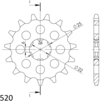 Ritzel Supersprox 520/15Z 20302-15