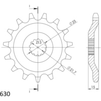 Front Sprocket Supersprox 630/15t 24600-15