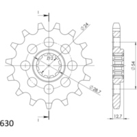 Ritzel Supersprox 630/15Z 24801-15