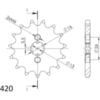 Ritzel Supersprox 420/12Z 27100-12