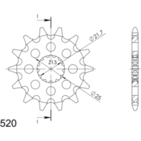 Front Sprocket Supersprox 520/12t 27500-12