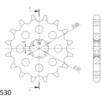 Front Sprocket Supersprox 530/15t 30301-15